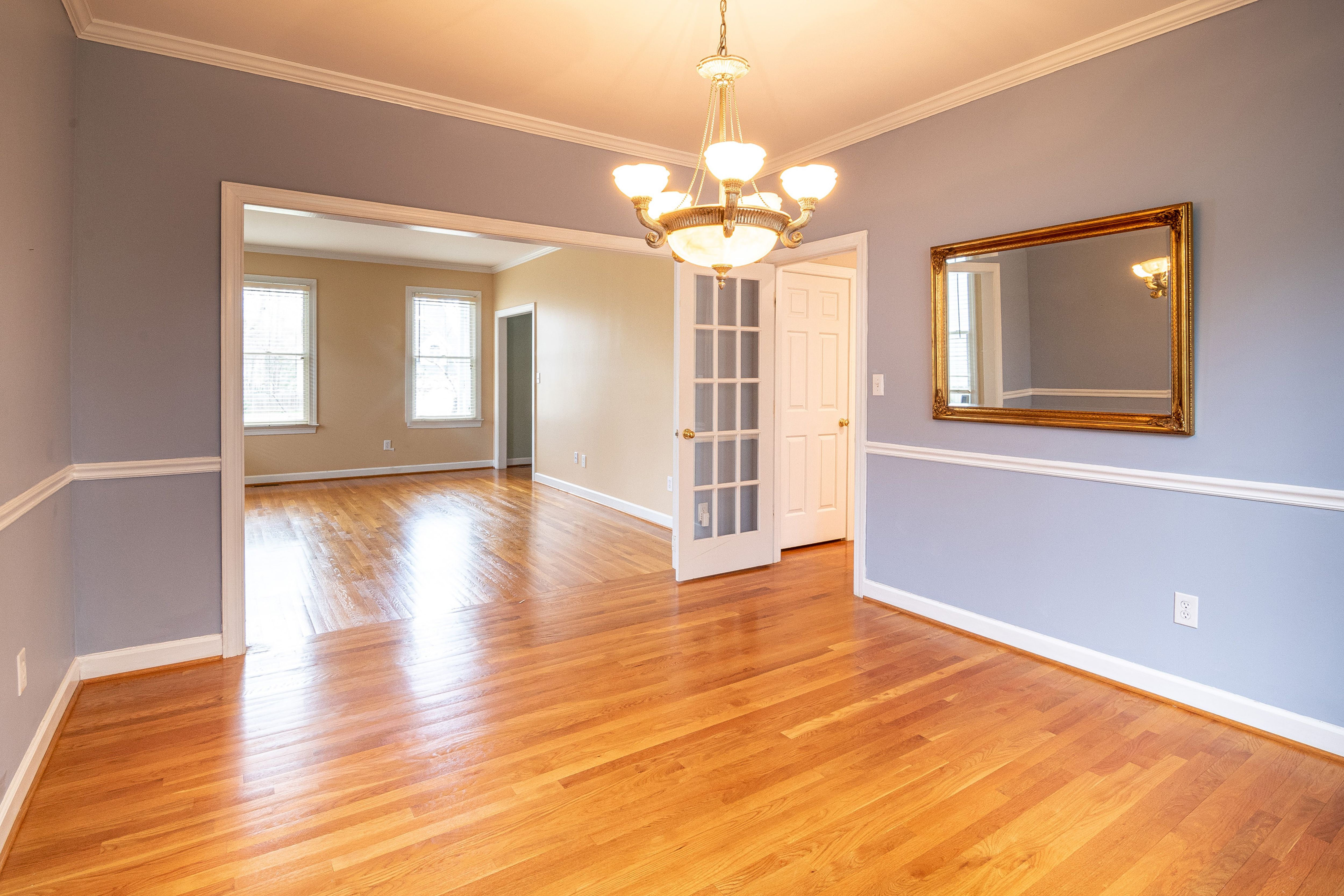 Restored hardwood floor