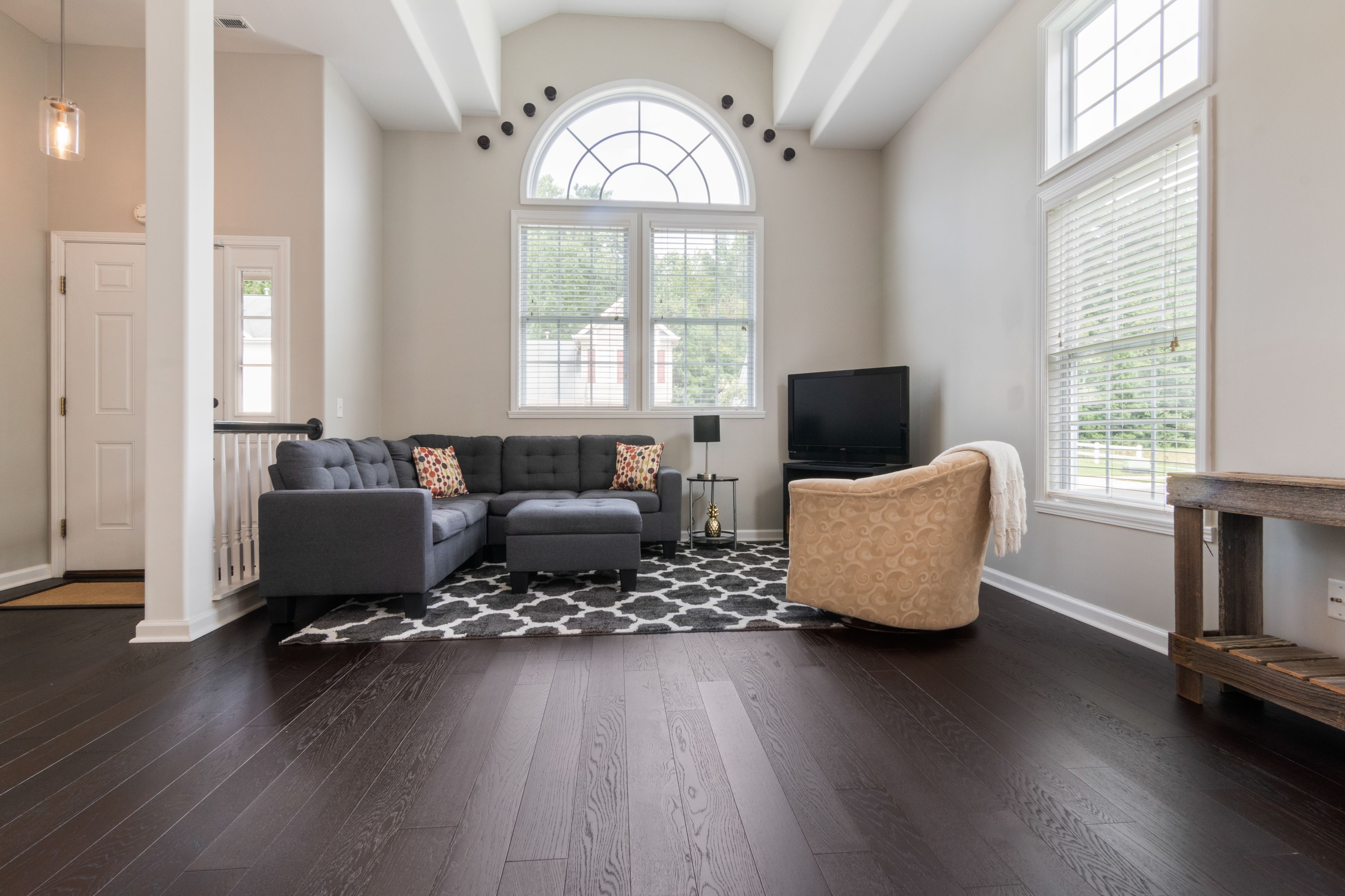 Refinished residential floor
